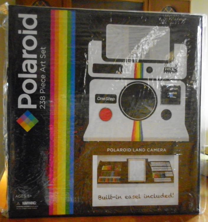 Polaroid 238 piece Art Set with Built in Easel - NEW