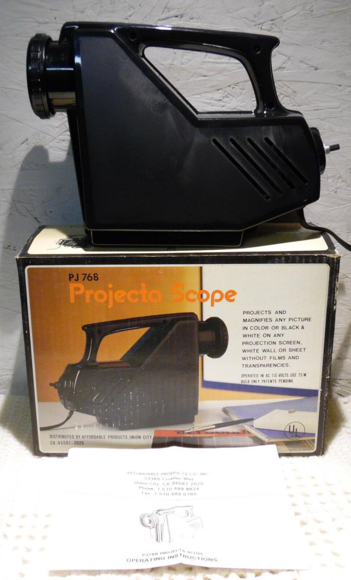 Projecta Scope PJ 768 Art Drawing/Tracing Projector