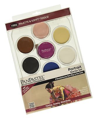 Colorfin 30073 Pan 9ml Ultra Soft Artist Pastel Set (7 Per Package), Assorted...