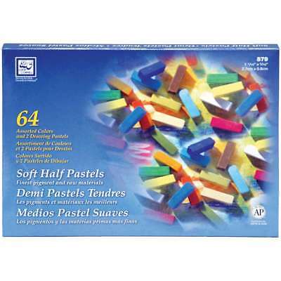 Soft Half Pastels 64/Pkg Assorted Colors 089241138796