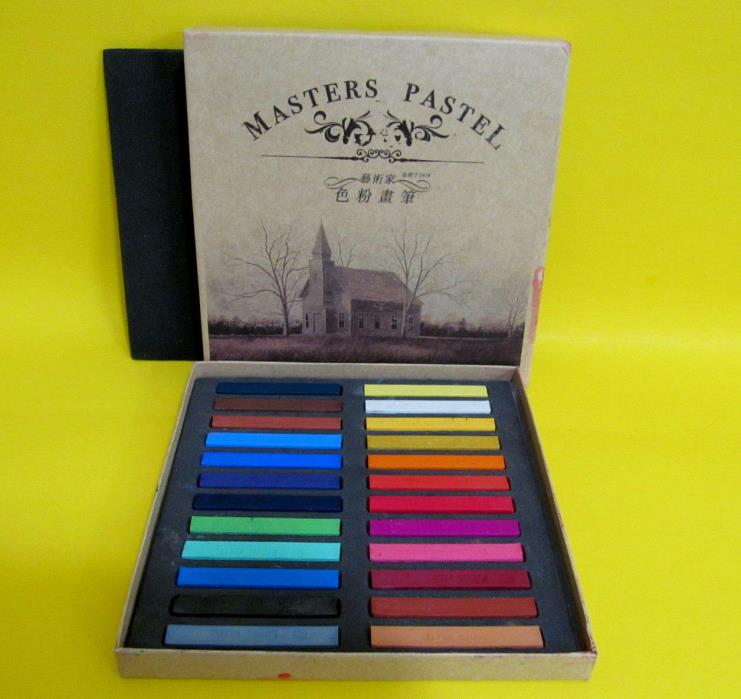 Pastel Sticks 24 Assorted Colors Masters Painting Supplies Craft Supplies