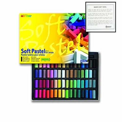 Soft Pastel 64 Color Set Square Chalk US En 10 Color Set Toys & Games