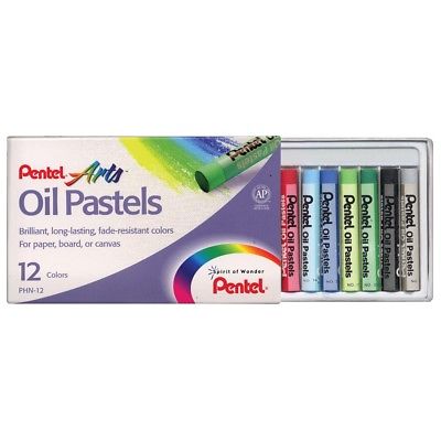 Pentel Arts Oil Pastels - 432-Count  - 432-Count Set: 12 Colors