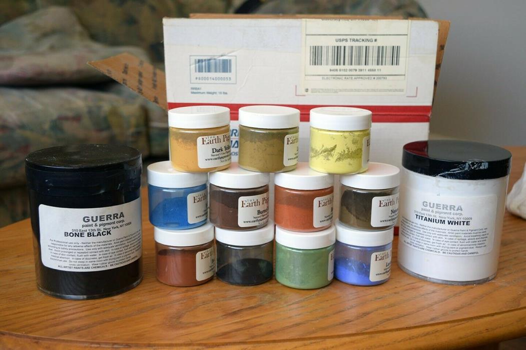 Earth Pigments Set of 12 Used for Pastel Making