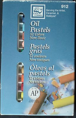 Loew-Cornell Oil Pastels  12-Count Non-toxic