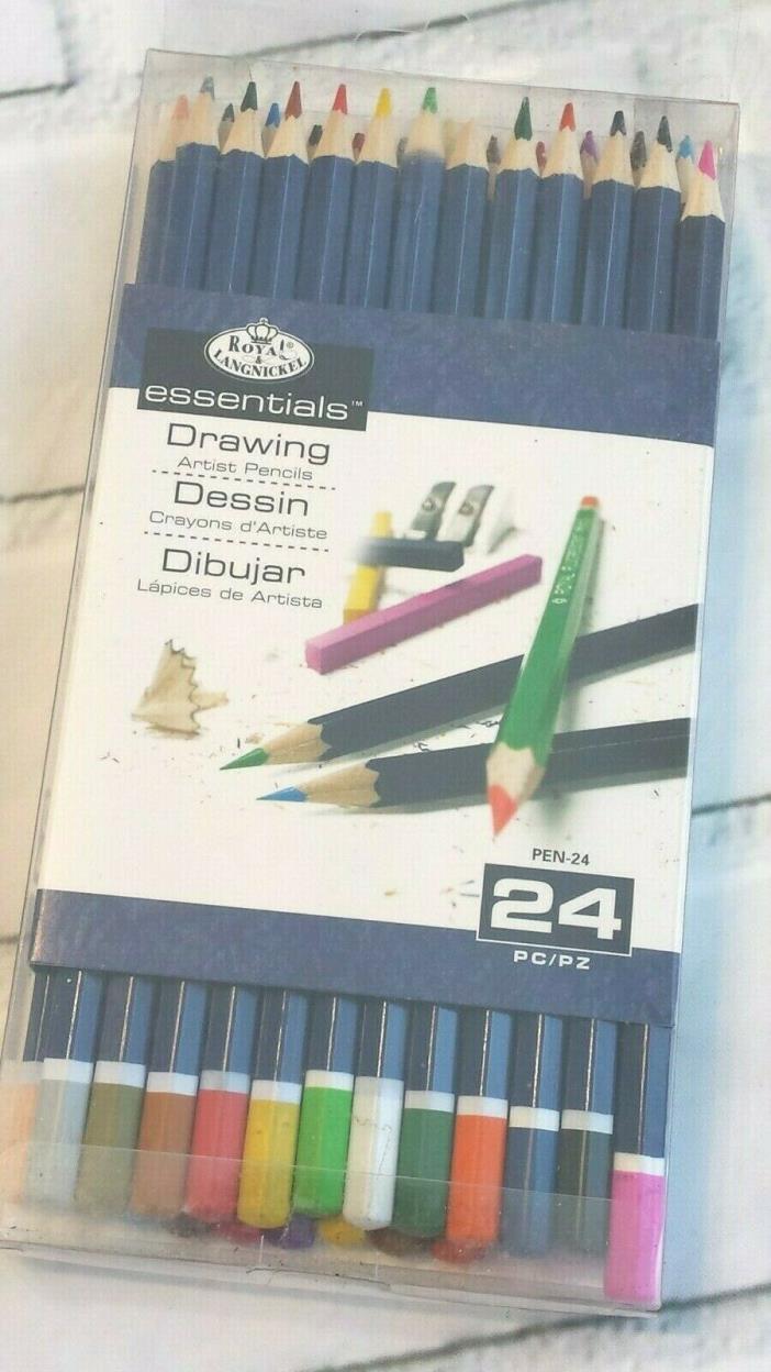 Royal & LANGNICKEL Essentials™ Drawing Pencils 24 Multi-Color Artist Pencil Set