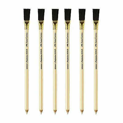 Faber Castell Faber-Castell Perfection Eraser Pencil with Brush 6-PACK