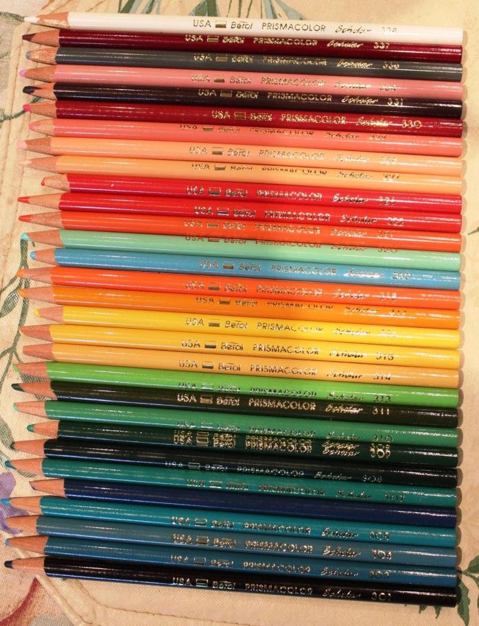 Prismacolor Scholar  Colored Pencils 57 PLUS 18 Canadian Prismacolor: Total 75