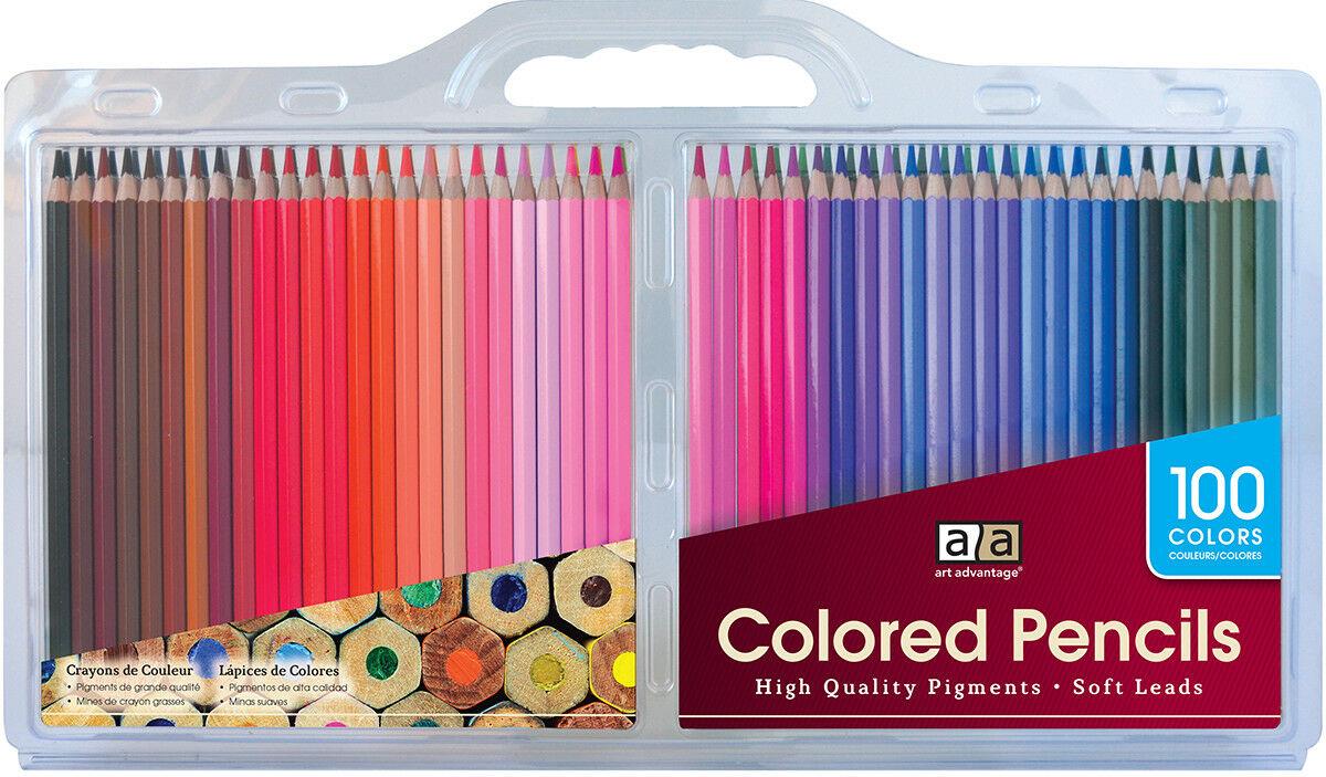 Art Advantage Colored Pencil 100 Color Set 3040-100