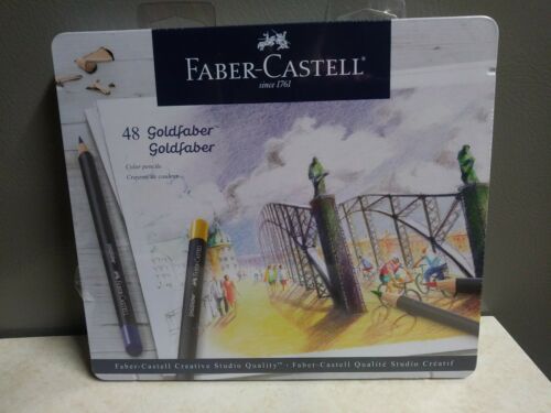 *New*Goldfaber Castell Colored Pencils Studio Quality NIB 48pc