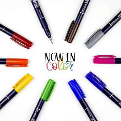 Tombow Fudenosuke Color Brush Pens 10/Pkg   085014564298