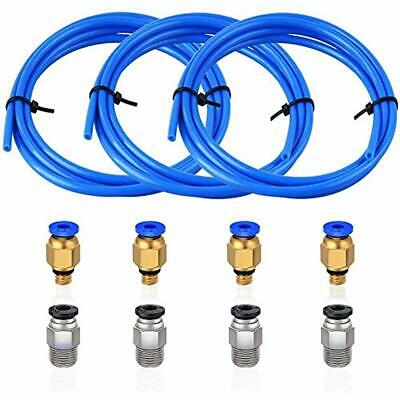 Teflon 3D Printer Accessories Tube PTFE Blue Tubing With PC4-M6 Pneumatic And Of