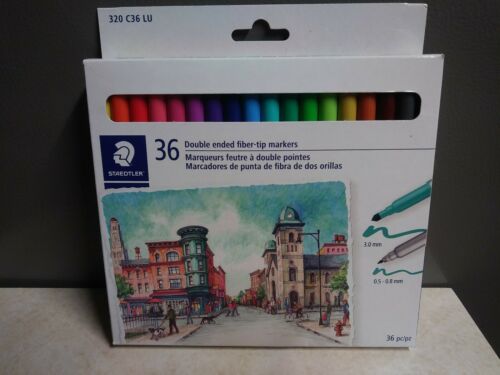 *New*STAEDTLER double ended-tip markers for sketching 36pc set