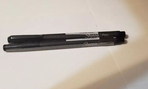Sharpie Pen - Black Fine Liner Water Based Pigment Ink 0.3mm Fine ( 2 pack )