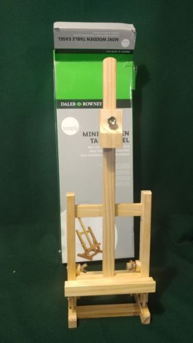 ***NIB*** Daler Rowney Simply Mini Wooden Display Table Easel **Free Shipping!**