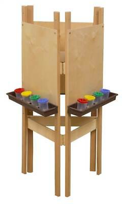 3-Sided Adjustable Easel with Plywood and Trays [ID 3621667]