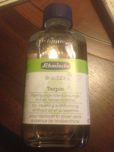 Schmincke Terpin Brush Cleaner, (200ml), For Cleaning & Thinning, New