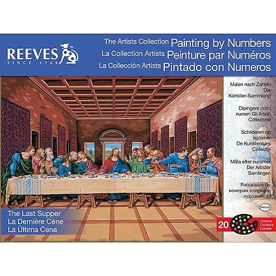 Reeves Painting by Numbers Artists Collection, 12 x 16-Inch, The Last Supper