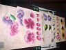 Donna Dewberry 4 Flower RTGS Cabbage Rose Pansy Sunflower+ 2 One Stroke Brushes