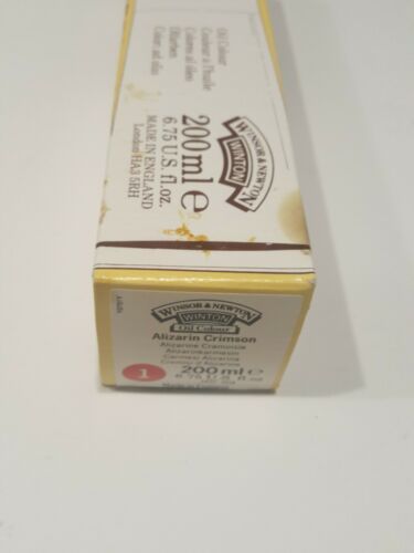1 Tube..#1  Winsor & Newton - Oil Color - 200ml Tube Alizarin Crimson. WN1437004