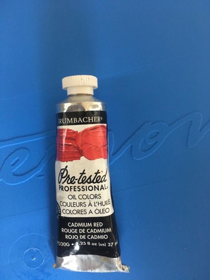 Grumbacher Pretested Artists Oil Paint Cadmium Red NEW