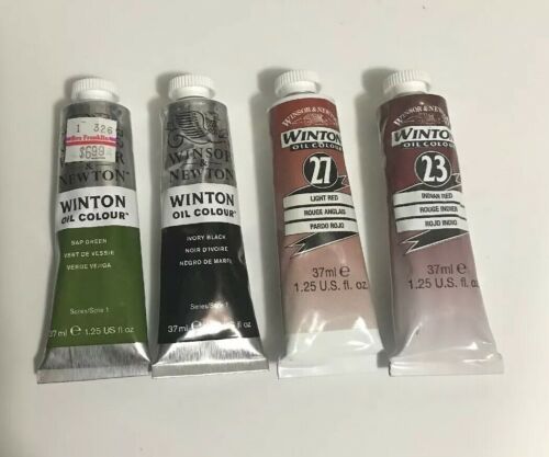 Lot of 4 Winton Oil Color Paints NEW Unused