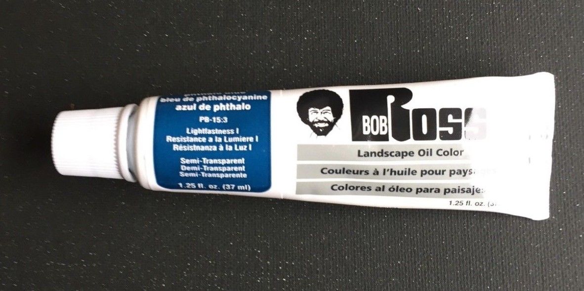 Bob Ross 37 ml / 1.25 oz  Phthalo Blue Oil Paint - Same Day Ship Mon - Sat