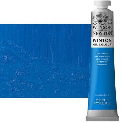 Winton Oil Color 200 ml Tube - Cerulean Blue