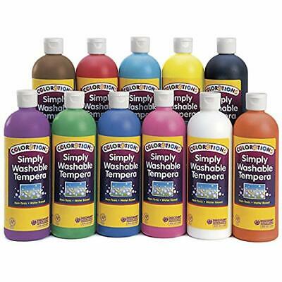 SWT16 Categories Simply Washable Tempera Paint - Oz. (Pack Of 11)