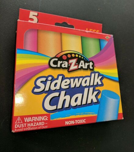Cra-Z-Art Fat Sidewalk Chalk NON Toxic Less Breakage. CrayZArt