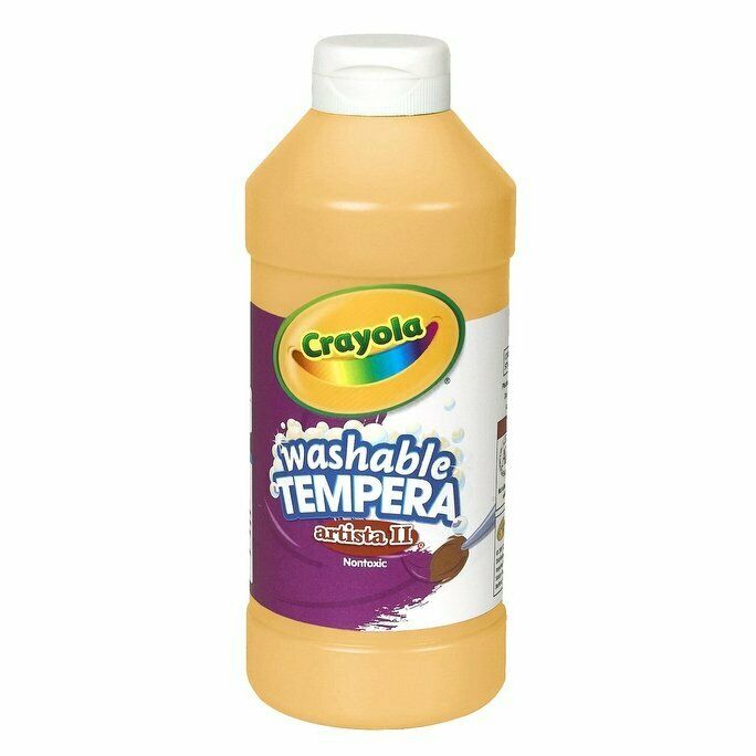 Crayola Artista II Washable Tempera Paint, Pint, Peach