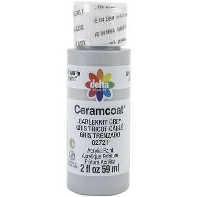 Ceramcoat Acrylic Paint 2oz Cableknit Gray 017158027216