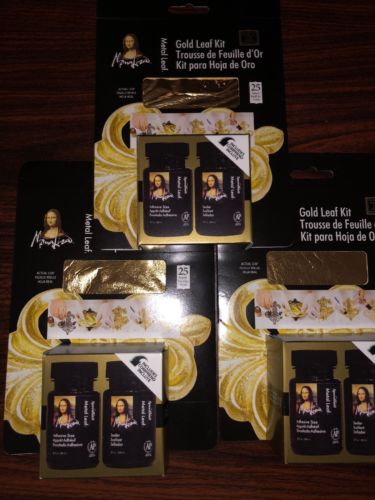 SPEEDBALL Mona Lisa Gold Leaf Kit 0010201. 3 Packs