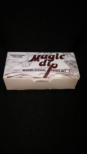 Magic Dip Marbleizing Paint Kit NIB Traditional Colors