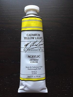 M. Graham 2 oz Tube Acrylic Paint ~ Cadmium Yellow ~ Series 5 22-070