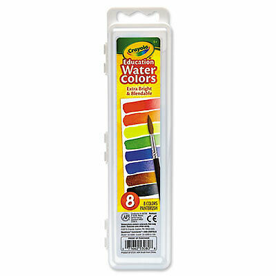 Watercolors, 8 Assorted Colors 53-0080  - 1 Each