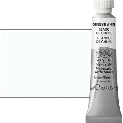 Winsor & Newton Professional Watercolor 5 ml Paint Tube - Chinese White