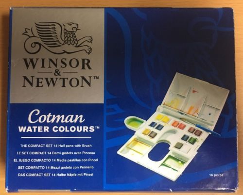 Winsor & Newton Cotman Watercolor Watercolors THE COMPACT SET NEW
