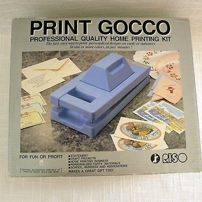 RISO Print Gocco Multi-Color Screen Print Kit B6HM (S-103) w/ Extras!