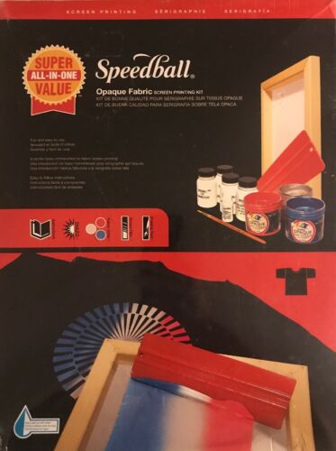 Speedball All in one opaque Fabric screen printing Kit - Model 4519