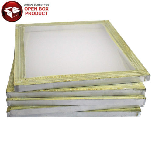 6 Aluminum Silk Screen Printing Press Screens 156 Frame Mesh 18