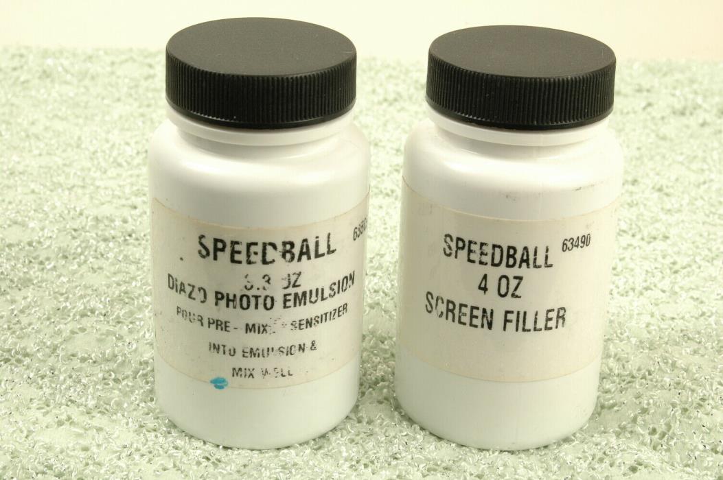 speedball screen filler and photo emulsion