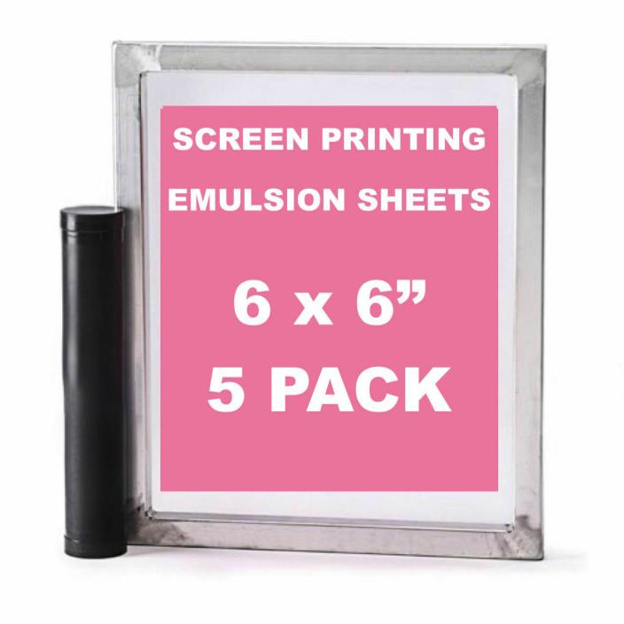 Emulsion Sheets - 5 Pack - 6