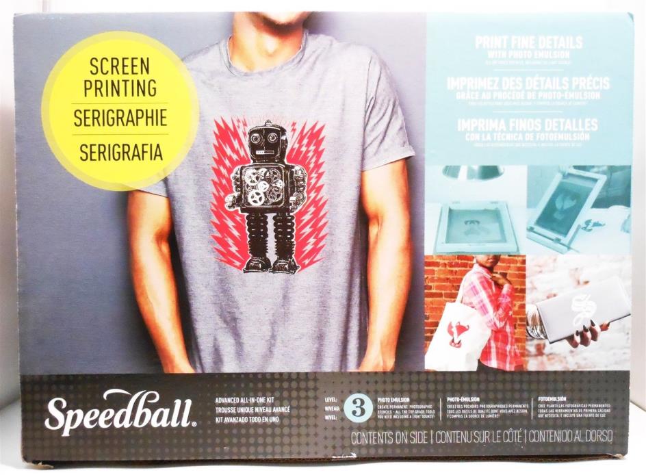 Speedball Photo Emulsion Screen Printing Advanced All-In-One Kit w/light source