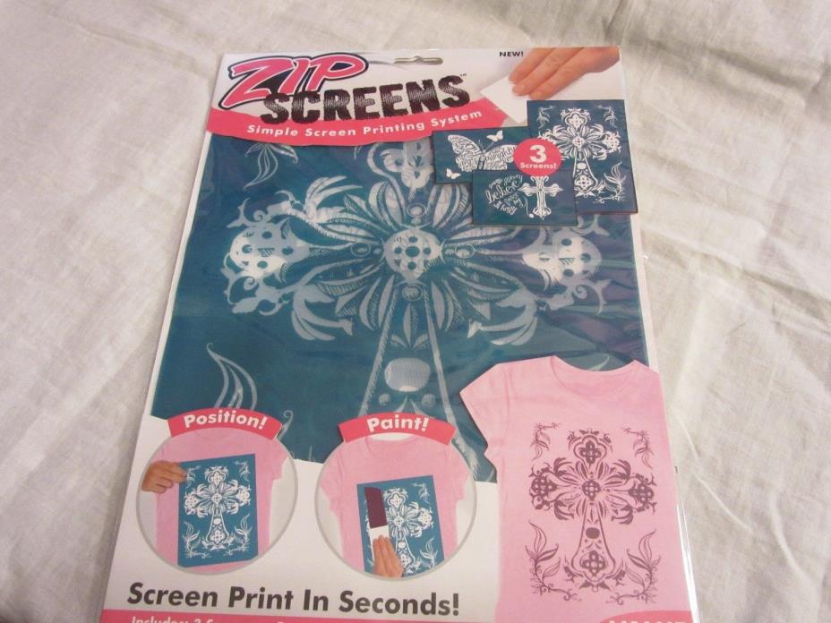 New Zip Screens For Simple Screen Printing System