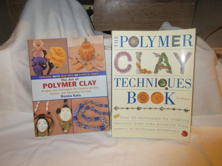 2 Polymer Clay Craft Instruction Books