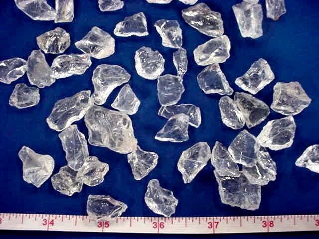 Arkansas Quartz Crystal - Clear Crushed - 5 Pound  Bags
