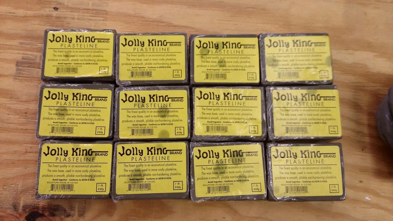 Jolly King Plasteline 12 lbs new and 3lbs opened/used but sealed