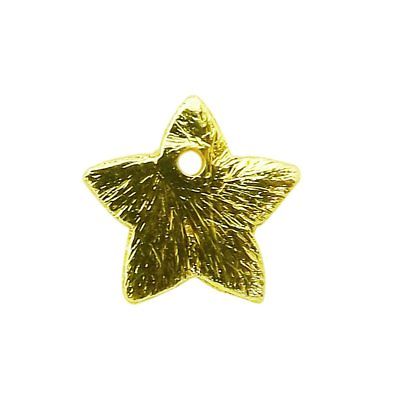 18K Gold Overlay Star Shape Chip Bead BG-373