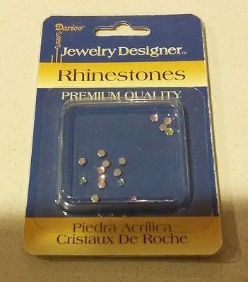 Darice Jewelry Designerr Rhinestones Mini Round - 15 Pc